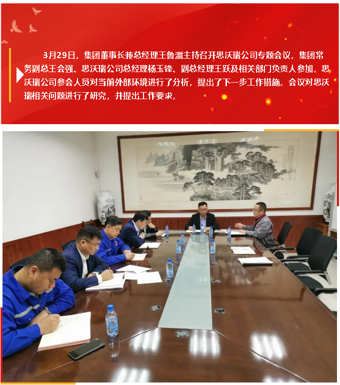 集團召開思沃瑞公司專題會議39