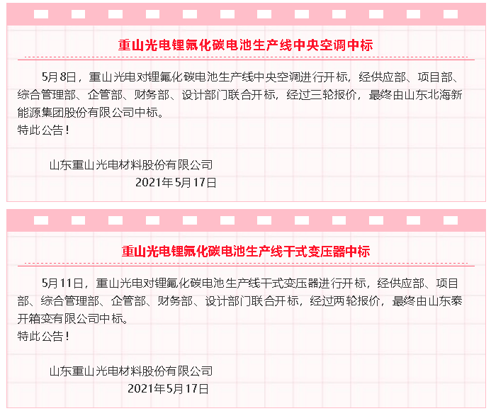 【中標公告】重山光電75