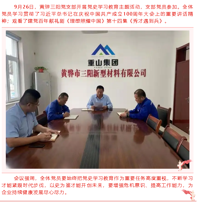 黃驊三陽黨支部召開黨史學(xué)習(xí)教育主題活動(dòng)55