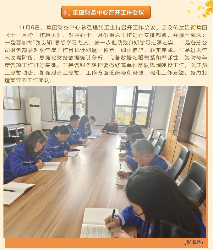 集團財務(wù)中心召開工作會議63